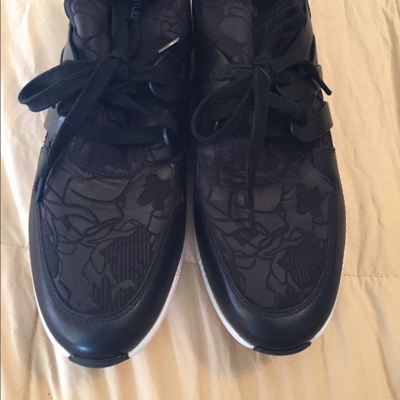 Cole Haan 2.0 Studiogrand Floral Embossed Trainer Sneaker Sz 10 - Picture 3 of 7